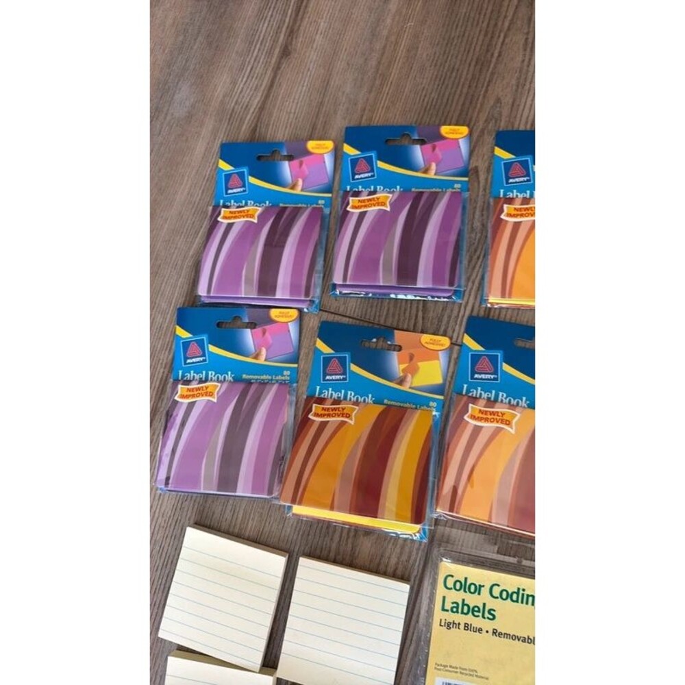 Avery Label Books and Color Coding Labels Bundle - Picture 3 of 5